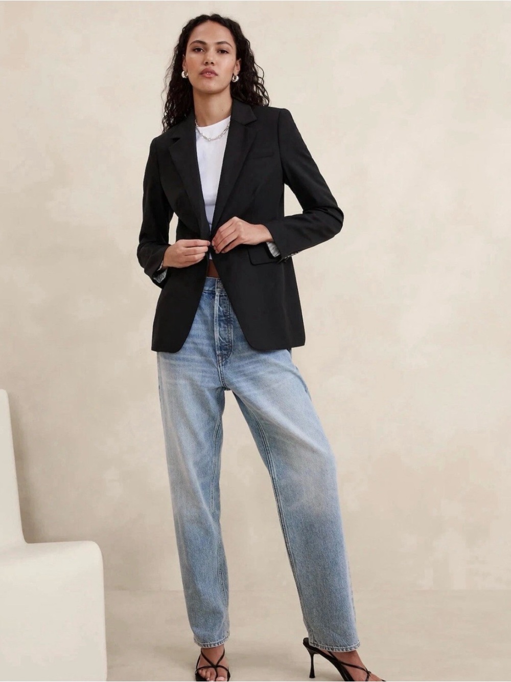 Banana Republic Italian Wool Blazer - NWT Size 0P